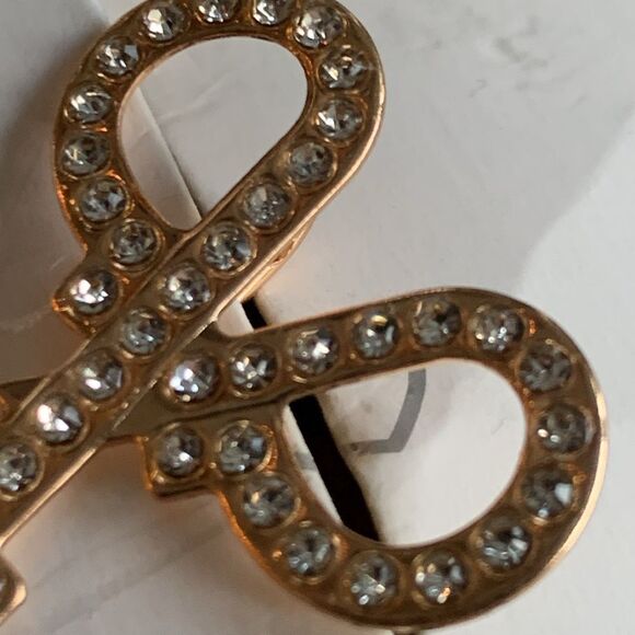 Set of 5 Pearl and Rhinestone Hair Clips - Starfish Scissors Feather Design - Picture 11 of 12